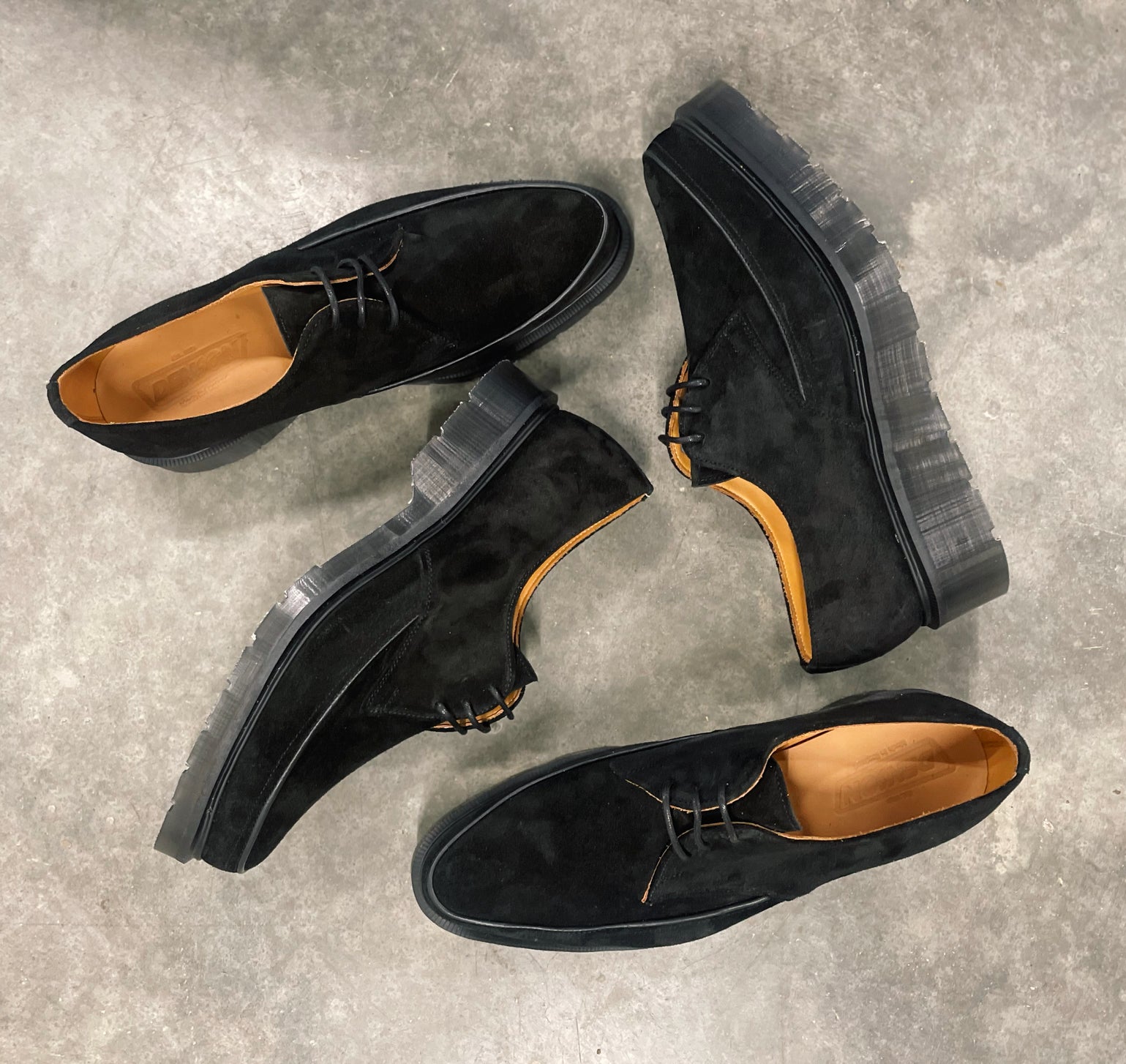 The Denson Derby / Black Suede – Denson Shoes